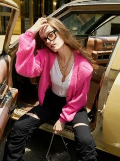 Kollyy Sweet Pink Top Sweater -Tops Sales b88d12aca22b9379d5331ecfadf71e2e