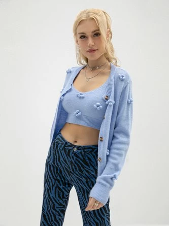 Kollyy Sweet Blue Top Sweater 2 Kollyy Sweet Blue Top Sweater - Image 2