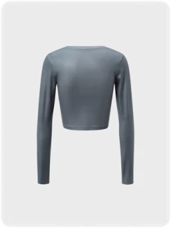 Kollyy Punk Gray Skull V-Neck Top T-Shirt -Tops Sales b984d5c67b75a0201fc5a211ba674a34