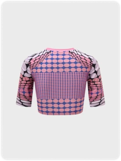 Kollyy Y2K Purple Polka Dot Body Print Party Top T-Shirt 14 Kollyy Y2K Purple Polka Dot Body Print Party Top T-Shirt -Tops Sales b98e755a6c3abf40f64ac00e484042bf