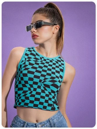 Kollyy Casual Blue Top Tank Top & Cami 4 Kollyy Casual Blue Top Tank Top & Cami - Image 4