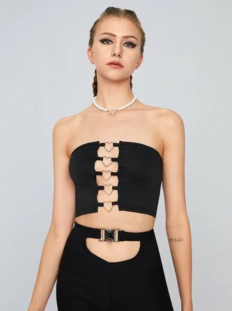 Kollyy Black Top Tank Top & Cami 3 Kollyy Black Top Tank Top & Cami - Image 3