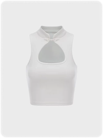 Kollyy White Top Tank Top & Cami 2 Kollyy White Top Tank Top & Cami - Image 2