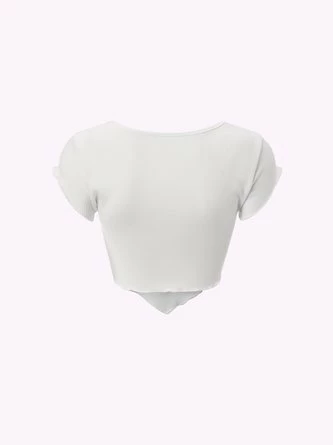 Kollyy Y2K White Butterfly Square Neck Top T-Shirt 7 Kollyy Y2K White Butterfly Square Neck Top T-Shirt - Image 7