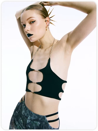 Kollyy Casual Black Top Tank Top & Cami 1 Kollyy Casual Black Top Tank Top & Cami