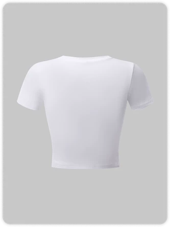 Kollyy Y2K White Figure Top T-Shirt 4 Kollyy Y2K White Figure Top T-Shirt - Image 4