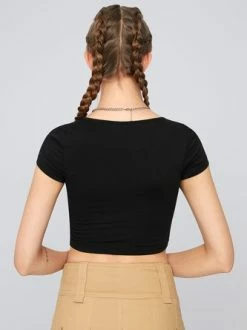 Kollyy Y2K Black Butterfly Short Sleeves Top T-Shirt 23 Kollyy Y2K Black Butterfly Short Sleeves Top T-Shirt -Tops Sales bff148647490b7aa06925ce51674f8ac