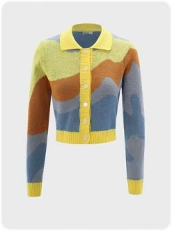 Kollyy Casual Multicolor Top Sweater