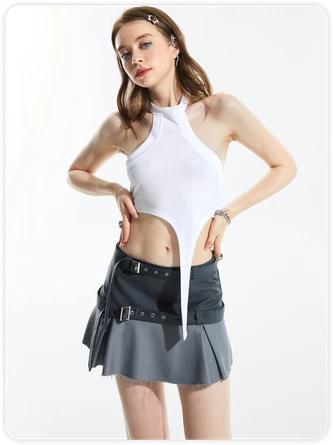 Kollyy White Top Tank Top & Cami 1 Kollyy White Top Tank Top & Cami