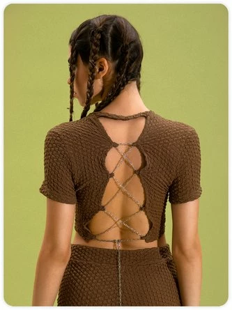 Kollyy Y2K Yellow Plants Short Sleeves Top T-Shirt 4 Kollyy Y2K Yellow Plants Short Sleeves Top T-Shirt - Image 4