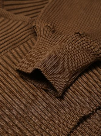 Kollyy Casual Brown Top Sweater 3 Kollyy Casual Brown Top Sweater - Image 3