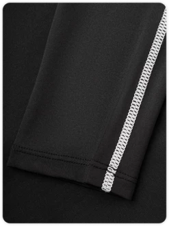 Kollyy Edgy Black Patchwork Top Bodysuit -Tops Sales c4257d5aa5e91e01f89ec9dd80b7419a