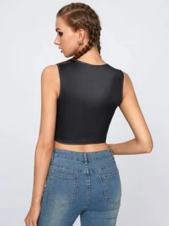 Kollyy Street Black Eye Hotfix Rhinestone Top Tank Top & Cami -Tops Sales c48c58717191e291609156390b6af38b