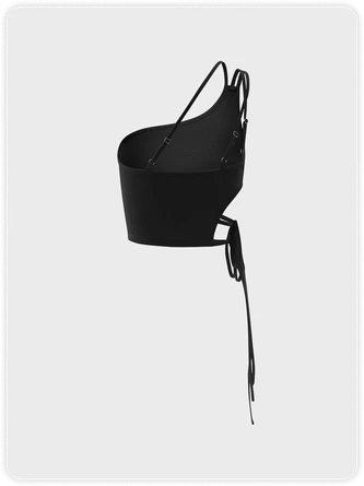 Kollyy Street Black Top Tank Top & Cami 7 Kollyy Street Black Top Tank Top & Cami - Image 7