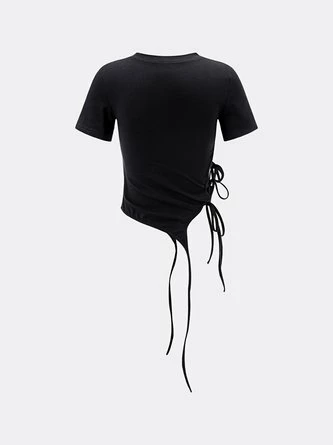 Kollyy Casual Black Top T-Shirt 7 Kollyy Casual Black Top T-Shirt - Image 7
