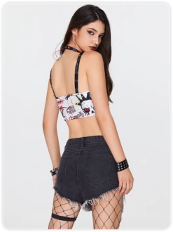 Kollyy Street White Top Tank Top & Cami -Tops Sales c8215da90cab97ddf25ce617ce2b1be2