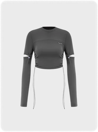 Kollyy Casual Gray Top T-Shirt 1 Kollyy Casual Gray Top T-Shirt