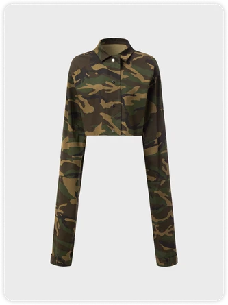 Kollyy Edgy Camouflage Camo Top Outwear 1 Kollyy Edgy Camouflage Camo Top Outwear