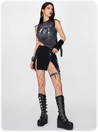 Kollyy Street Deep Gray Top Tank Top & Cami 4 Kollyy Street Deep Gray Top Tank Top & Cami - Image 4