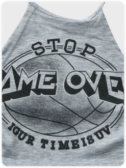 Kollyy Street Gray Graphic Backless Design Halter Top Tank Top & Cami 6 Kollyy Street Gray Graphic Backless Design Halter Top Tank Top & Cami -Tops Sales ca7396fa2e5c08794dea45eb56d05466