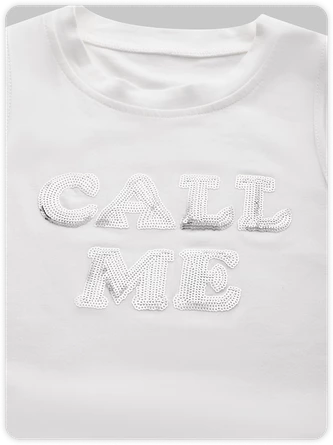 Kollyy Street White Slim Letter Top Tank Top & Cami 2 Kollyy Street White Slim Letter Top Tank Top & Cami - Image 2