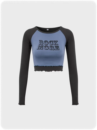 Kollyy Vintage Blue Top T-Shirt 1 Kollyy Vintage Blue Top T-Shirt