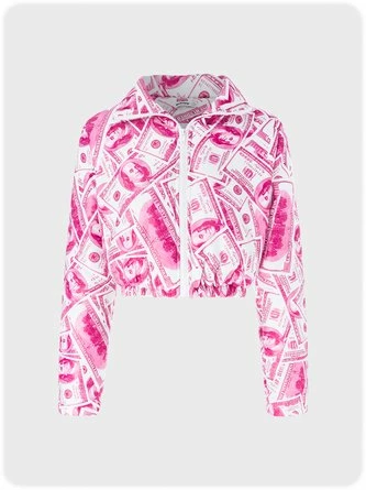 Kollyy Casual Pink Top Outwear 1 Kollyy Casual Pink Top Outwear