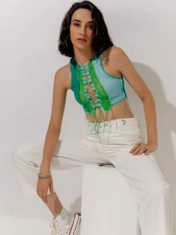 Kollyy Sweet Green Top Tank Top & Cami
