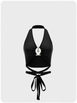 Kollyy Black Top Tank Top & Cami