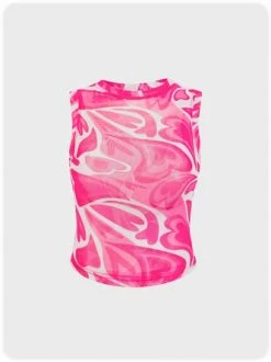 Kollyy Casual Pink Top Tank Top & Cami