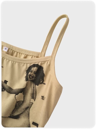 Kollyy Casual Khaki Top Tank Top & Cami 2 Kollyy Casual Khaki Top Tank Top & Cami - Image 2