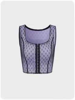 Kollyy Y2K Black Sleeveless Slim Top Tank Top & Cami