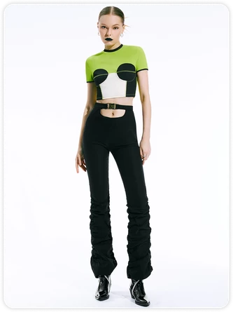 Kollyy Green Top T-Shirt 3 Kollyy Green Top T-Shirt - Image 3