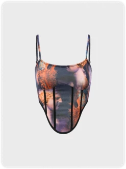 Kollyy Vintage Multicolor Top Tank Top & Cami