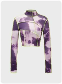 Kollyy Purple Top T-Shirt