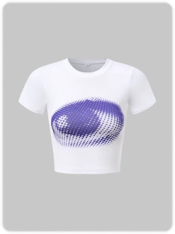 Kollyy Casual Blue Top T-Shirt