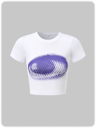 Kollyy Casual Blue Top T-Shirt 1 Kollyy Casual Blue Top T-Shirt