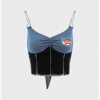 Kollyy Vintage Blue Top Tank Top & Cami