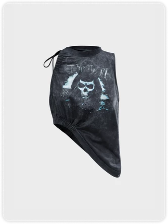 Kollyy Street Deep Gray Top Tank Top & Cami 2 Kollyy Street Deep Gray Top Tank Top & Cami - Image 2