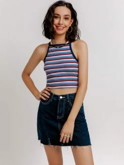 Kollyy Casual Multicolor Top Tank Top & Cami