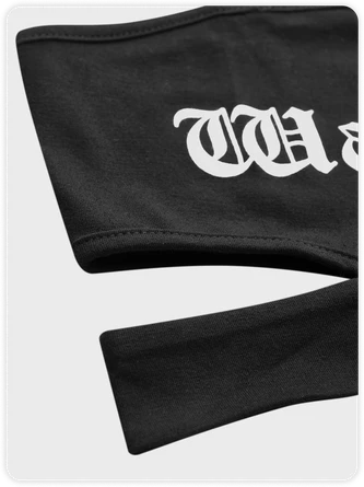 Kollyy Street Black Lace-Up Design Asymmetrical Design Top Tank Top & Cami 2 Kollyy Street Black Lace-Up Design Asymmetrical Design Top Tank Top & Cami - Image 2