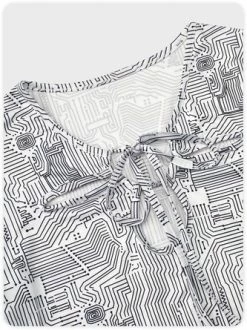 Kollyy Preppy1 Gray Abstract Cut Out Top T-Shirt -Tops Sales d5cea4b9b1891ef9308fe48084c50d1a