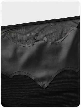 Kollyy Punk Black Mesh Pu Patchwork Halloween Top Tank Top & Cami 5 Kollyy Punk Black Mesh Pu Patchwork Halloween Top Tank Top & Cami - Image 5