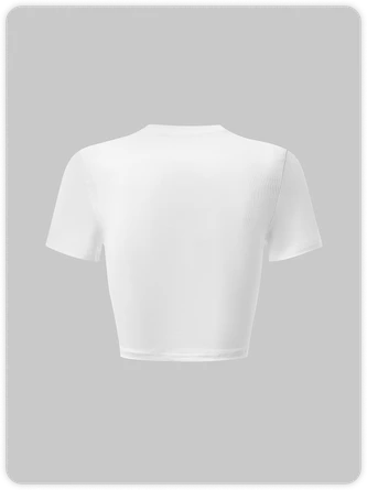 Kollyy Y2K White Graffiti Top T-Shirt 4 Kollyy Y2K White Graffiti Top T-Shirt - Image 4