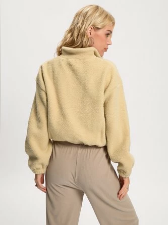 Kollyy Sweet Light Khaki Top Hoodie & Sweatshirt 4 Kollyy Sweet Light Khaki Top Hoodie & Sweatshirt - Image 4