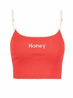 Kollyy Casual Red Top Tank Top & Cami