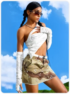Kollyy Y2K Off White Asymmetrical Design Arm Sleeves Cyberpunk Top Women Top 12 Kollyy Y2K Off White Asymmetrical Design Arm Sleeves Cyberpunk Top Women Top -Tops Sales dbe539cbe98e683ad7aab995e48733c1