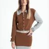 Kollyy Casual Brown Top Sweater
