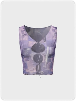 Kollyy Gray Top Tank Top & Cami