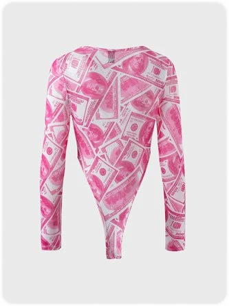 Kollyy Casual Pink Top Bodysuit 4 Kollyy Casual Pink Top Bodysuit - Image 4